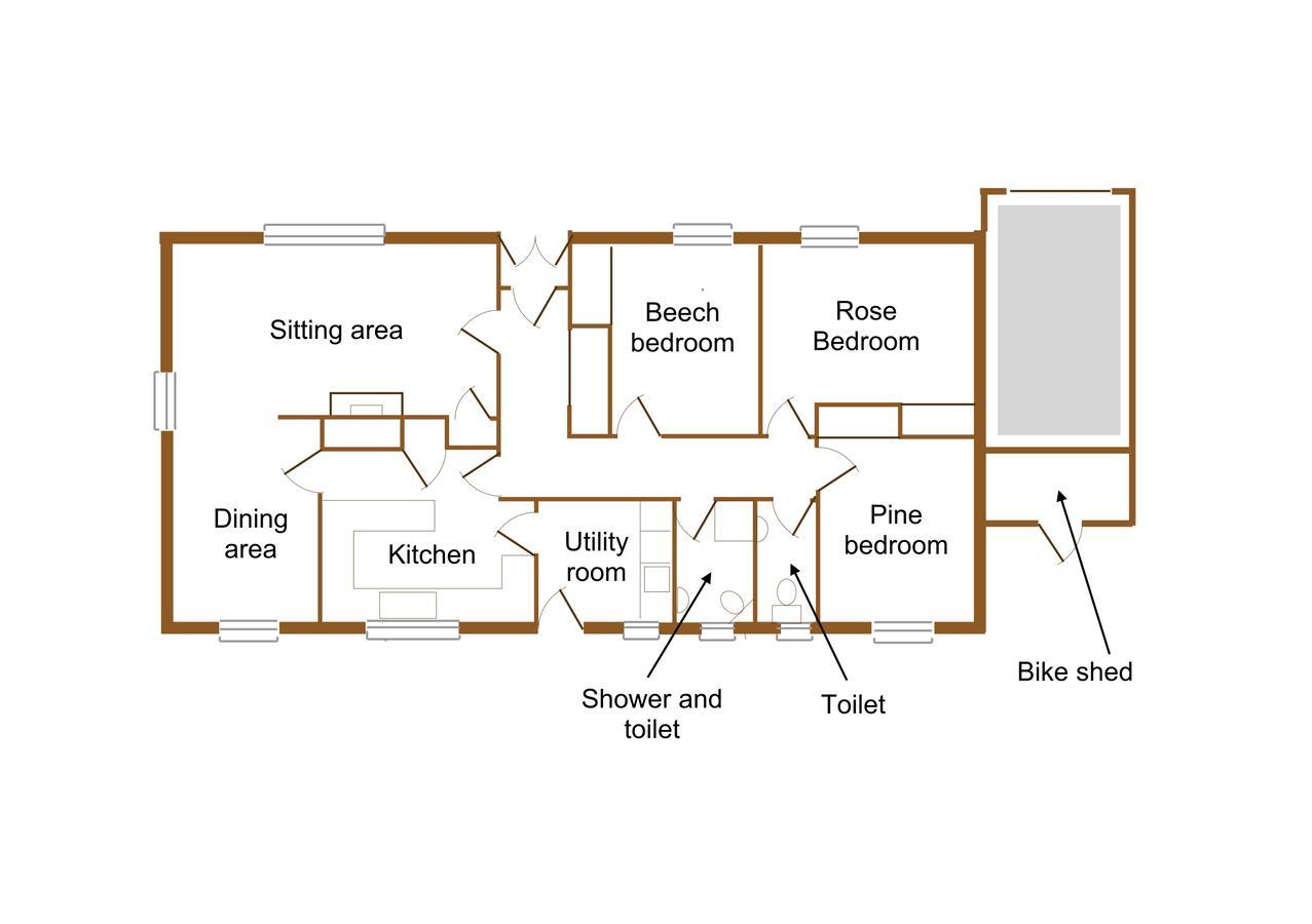 Craighindle Villa นิวตันสจวร์ต ภายนอก รูปภาพ